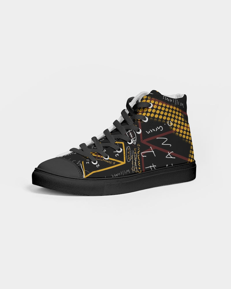 Battle of the Beltways Men's Hightop Canvas Shoe - Black