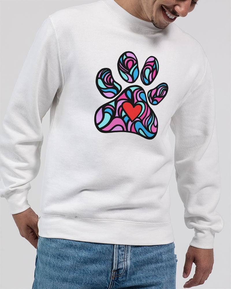 Stay Pawsitive Collection Unisex Premium Crewneck Sweatshirt | Lane Seven
