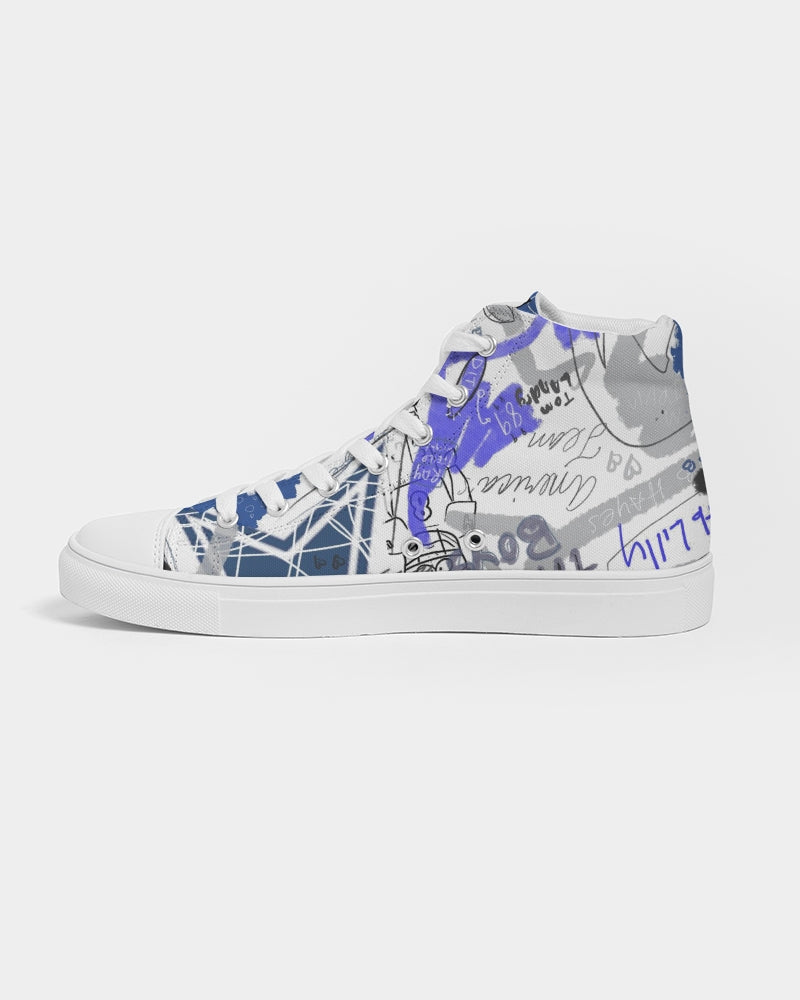 Louie Wri The Rivals Collection Men's Hightop Canvas Shoe