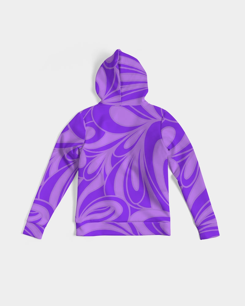 Louie Wri Purple Groove Women's Hoodie