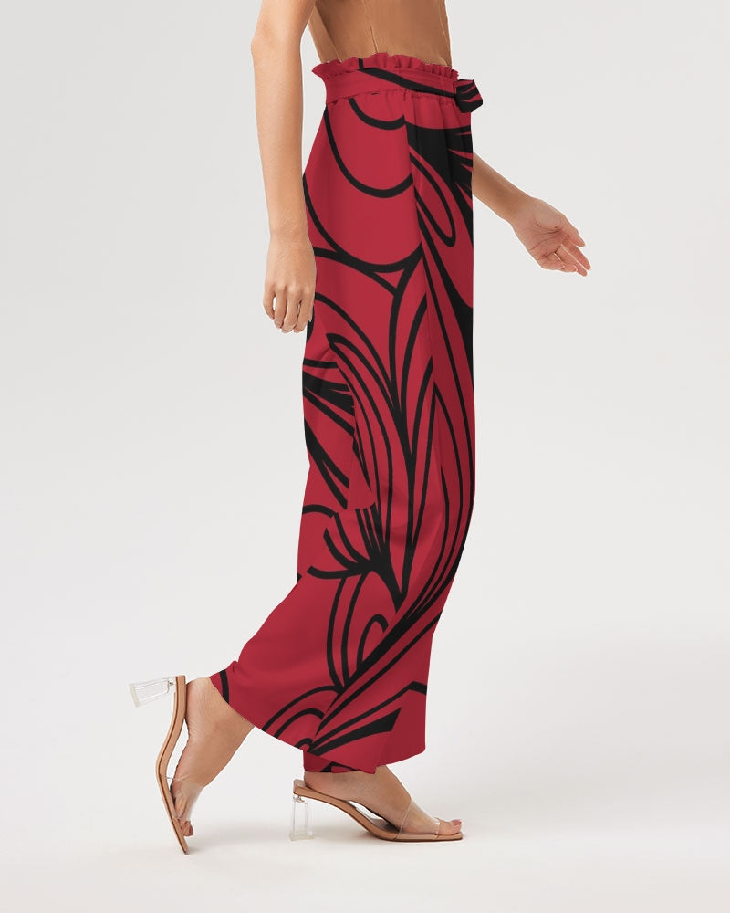 Love Red Collection Women's High-Rise Wide Leg Pants