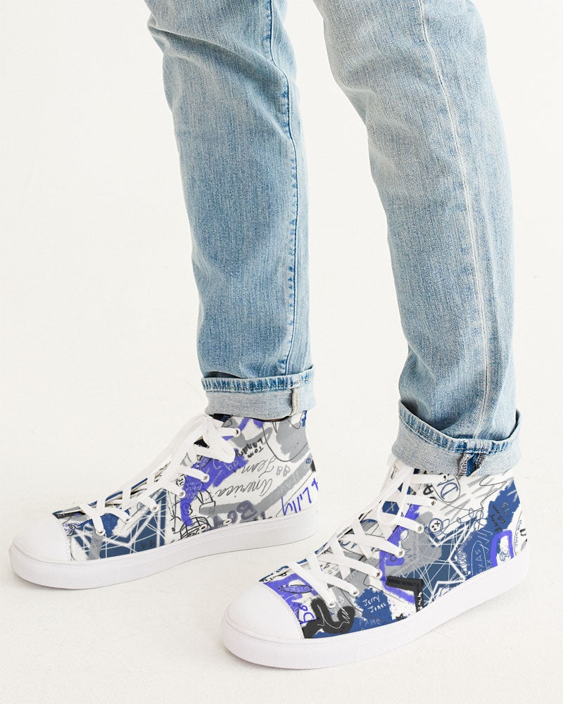 Louie Wri The Rivals Collection Men's Hightop Canvas Shoe