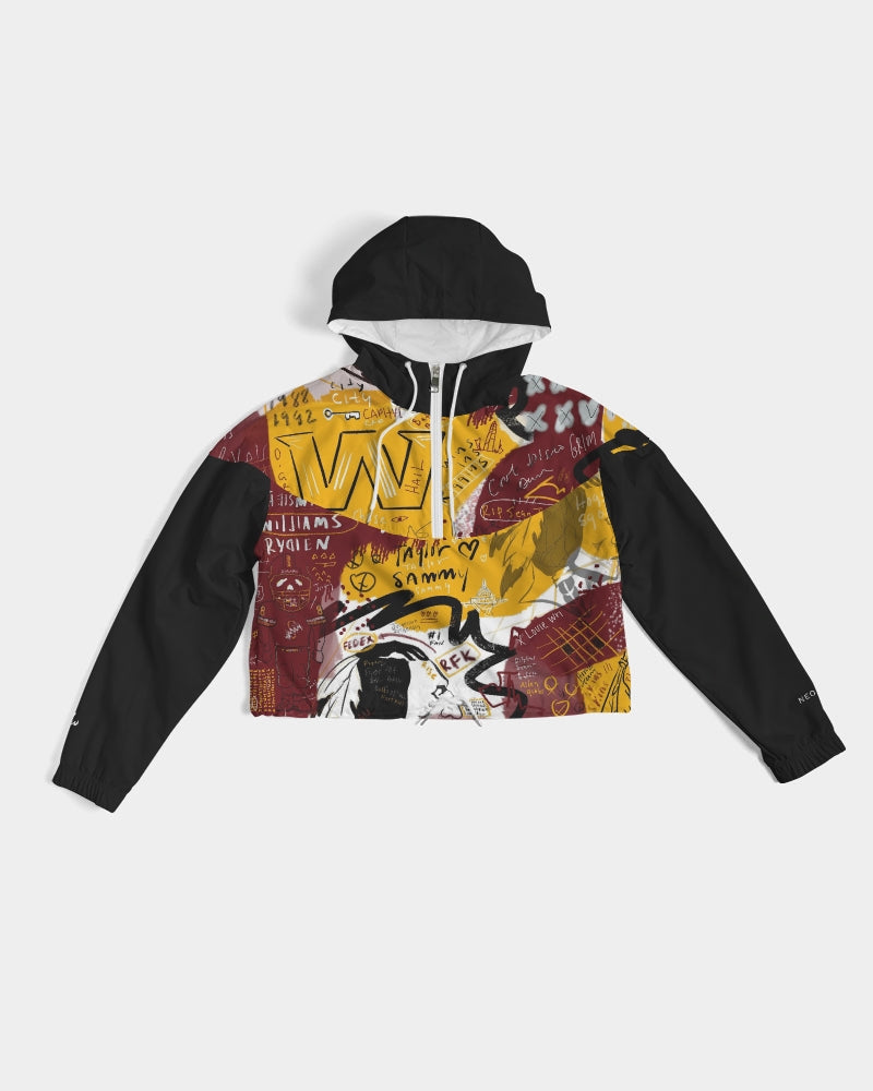 Louie Wri The Rivals Women's Cropped Windbreaker