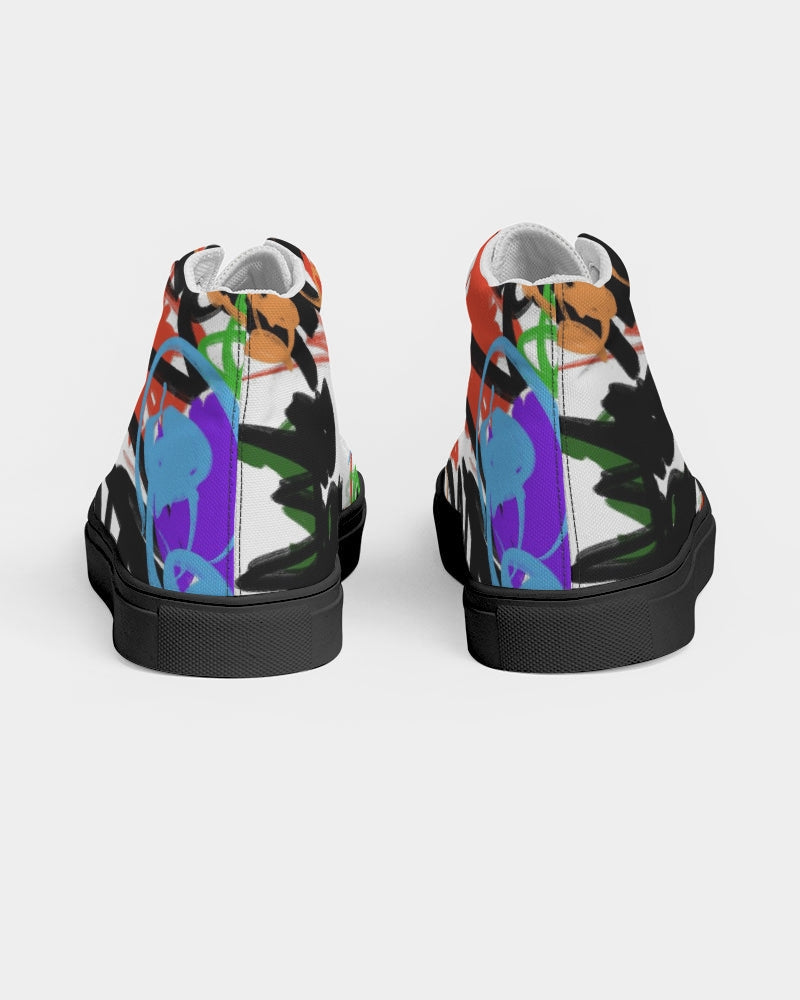 Luna Solei Collection Women's Hightop Canvas Shoe - Black