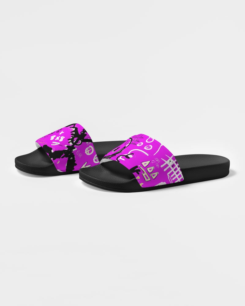Louie Wri Trap Pink Collection Women's Slide Sandal