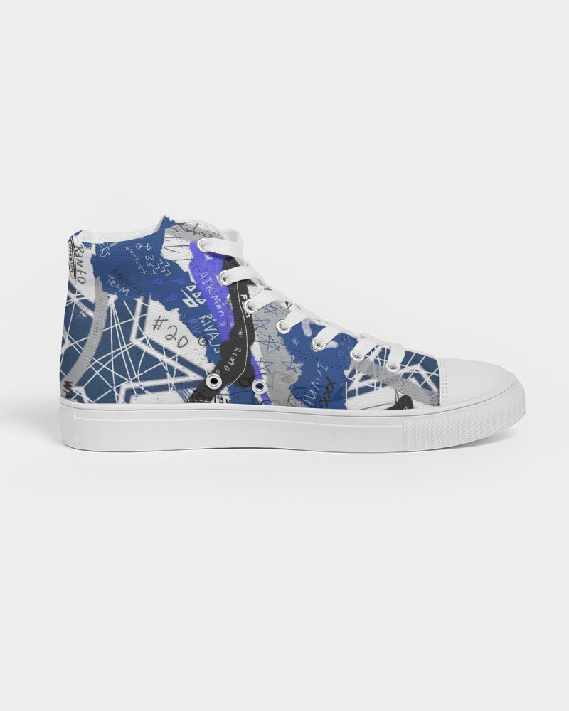 Louie Wri The Rivals Collection Men's Hightop Canvas Shoe