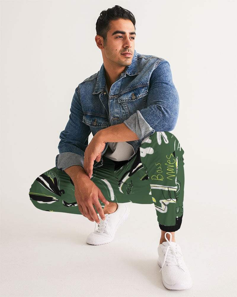 Louie Wri Trap Collection - Green Men's Track Pants
