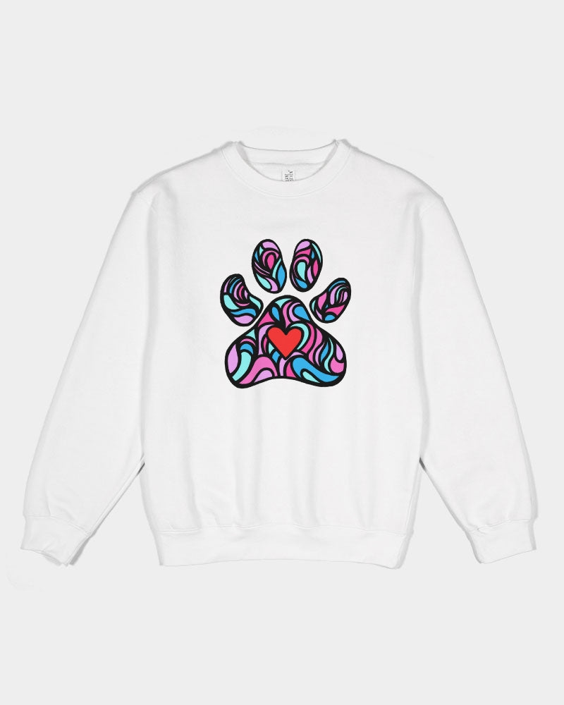 Stay Pawsitive Collection Unisex Premium Crewneck Sweatshirt | Lane Seven