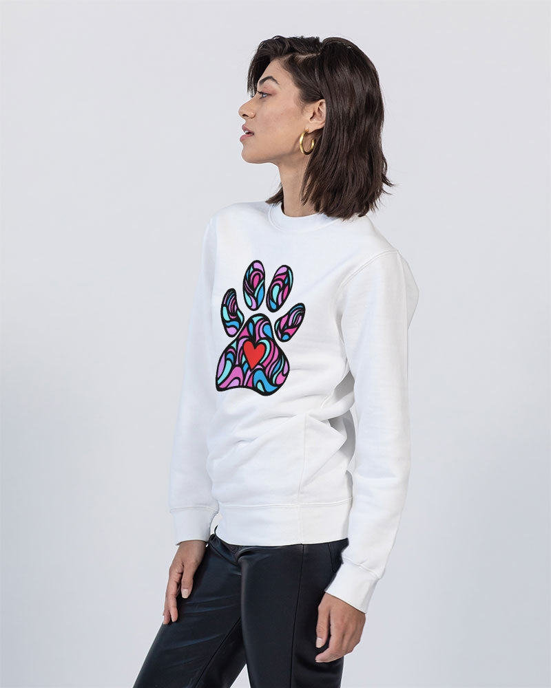 Stay Pawsitive Collection Unisex Premium Crewneck Sweatshirt | Lane Seven