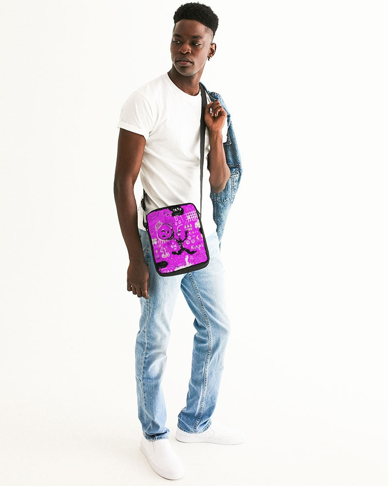 Louie Wri Trap Pink Collection Messenger Pouch