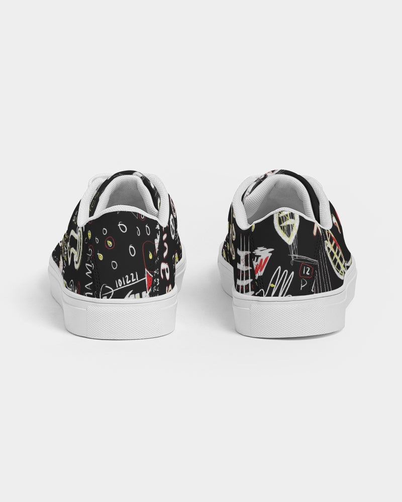 Louie Wri X Collection Men's Faux-Leather Sneaker