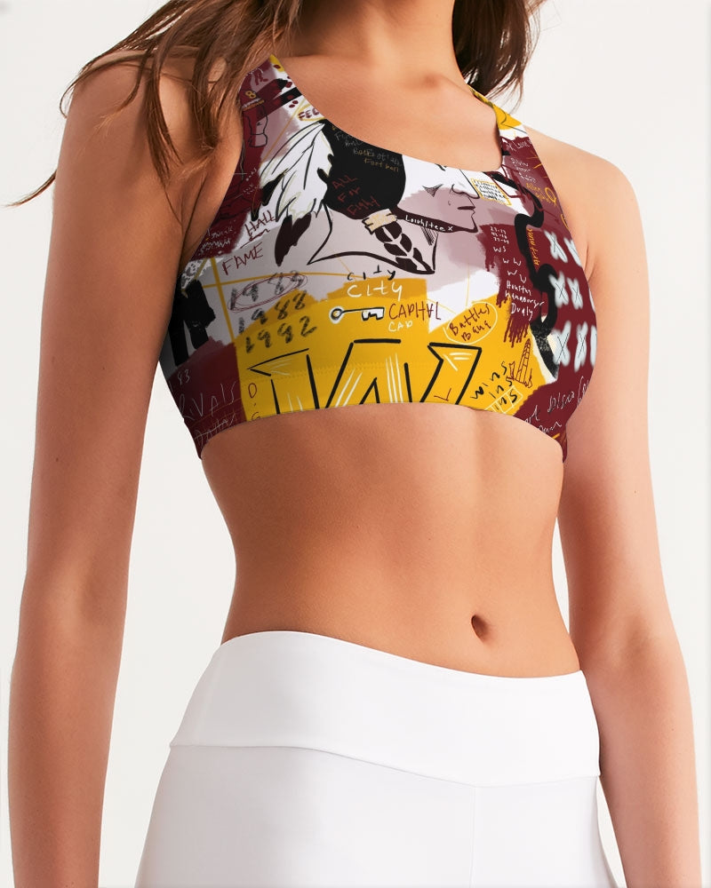 Louie Wri The Rivals Collection Women's Seamless Sports Bra