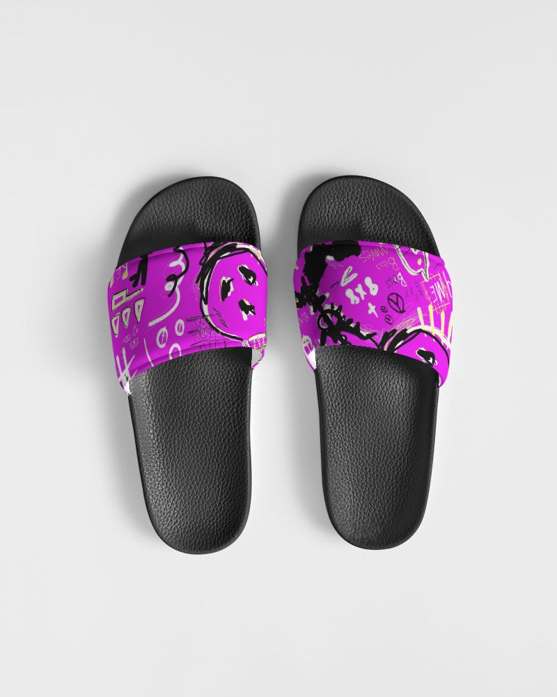 Louie Wri Trap Pink Collection Women's Slide Sandal