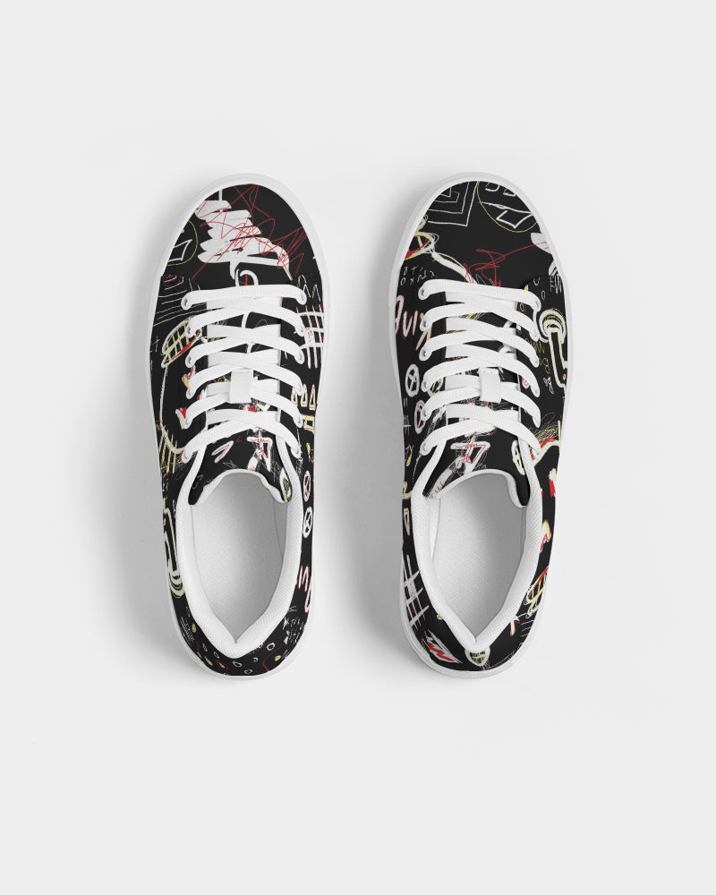 Louie Wri X Collection Men's Faux-Leather Sneaker