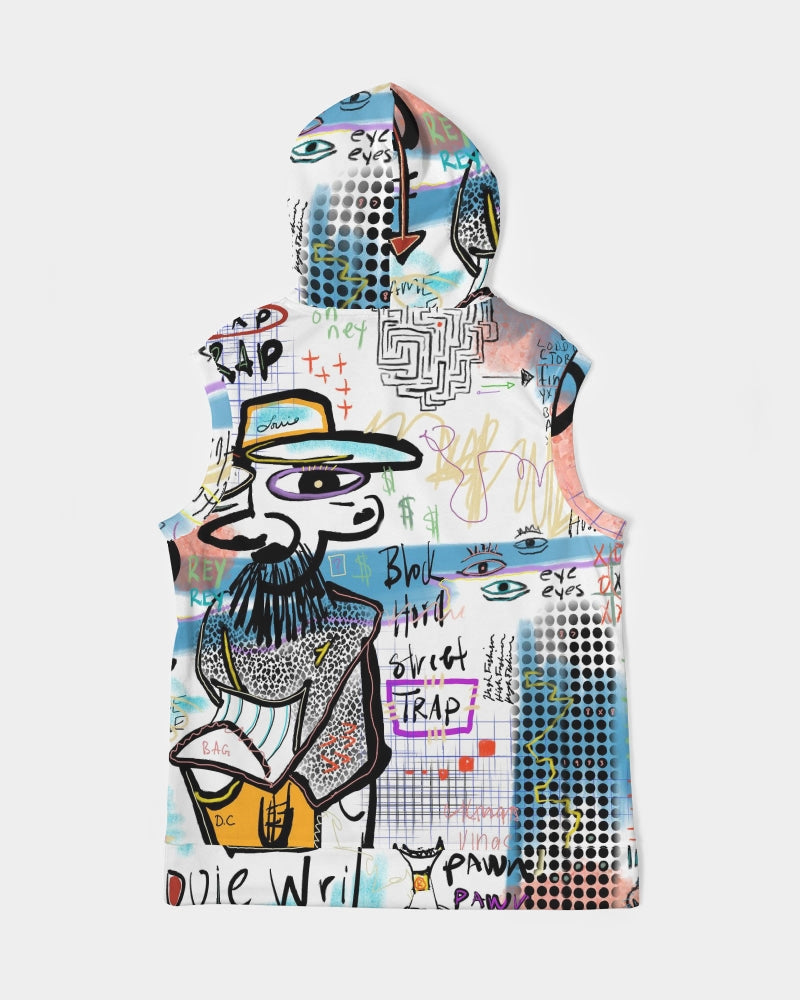 Louie Wri Trap 2 Collection Men's Premium Heavyweight Sleeveless Hoodie