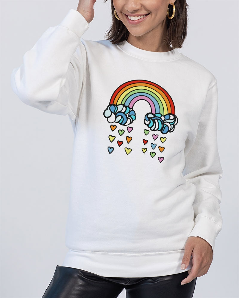 Heart Drops Collection Unisex Premium Crewneck Sweatshirt