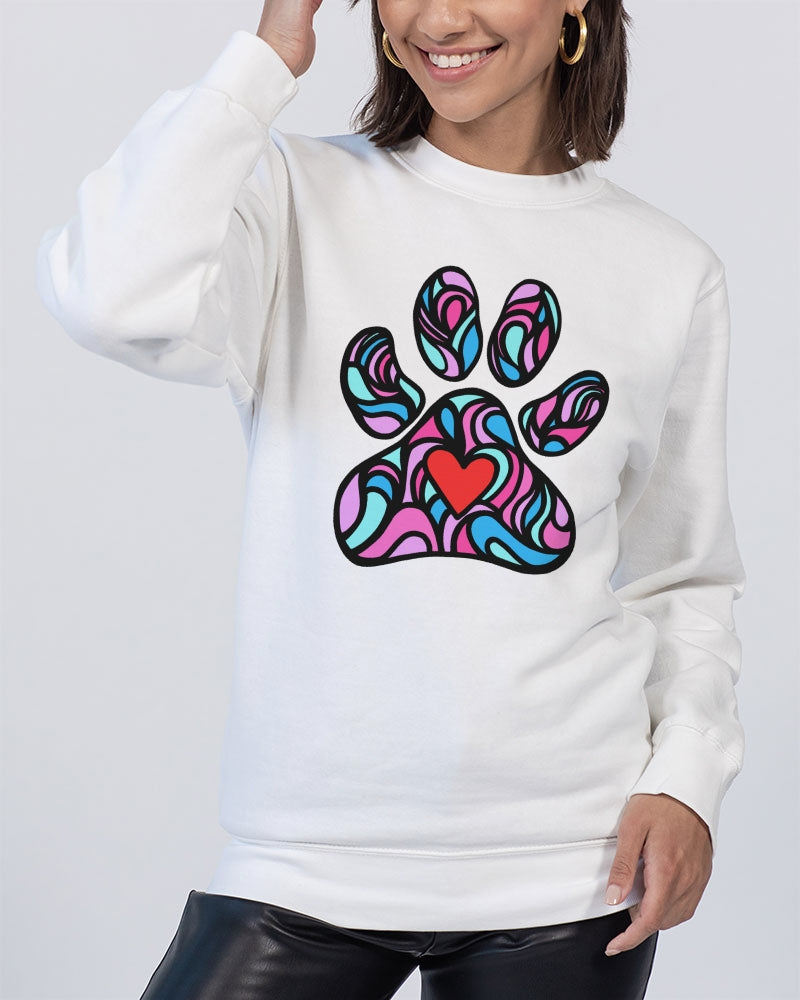 Stay Pawsitive Collection Unisex Premium Crewneck Sweatshirt | Lane Seven