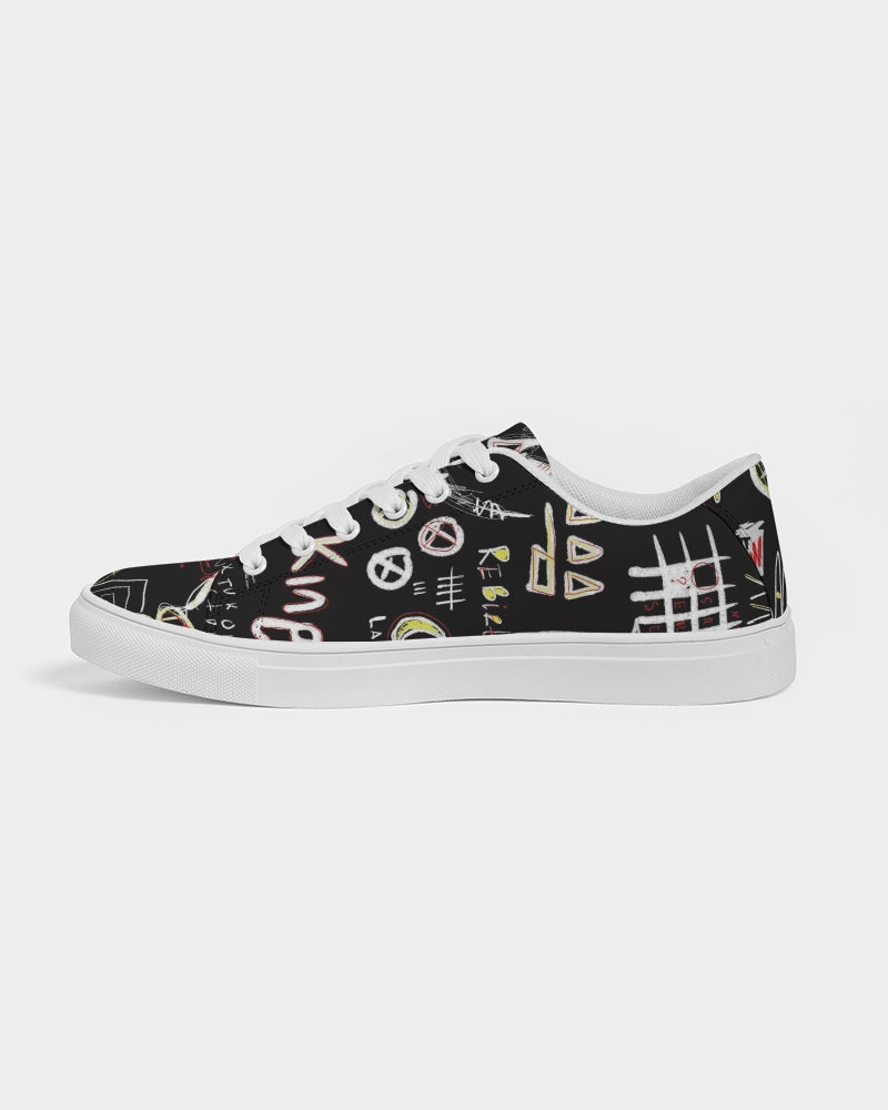 Louie Wri X Collection Men's Faux-Leather Sneaker
