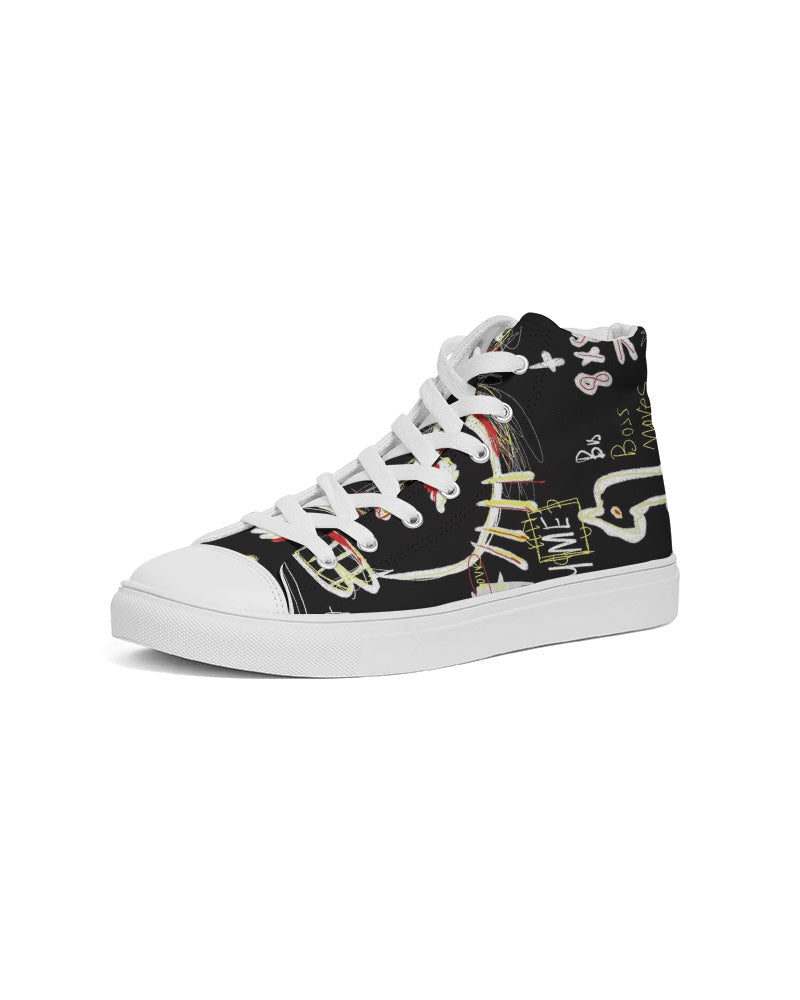 Louie Wri X Collection Men's Hightop Canvas Shoe