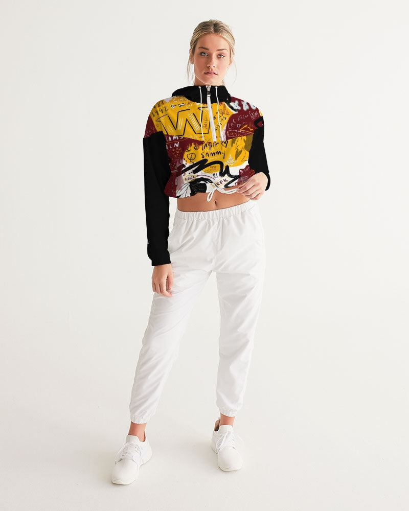 Louie Wri The Rivals Women's Cropped Windbreaker