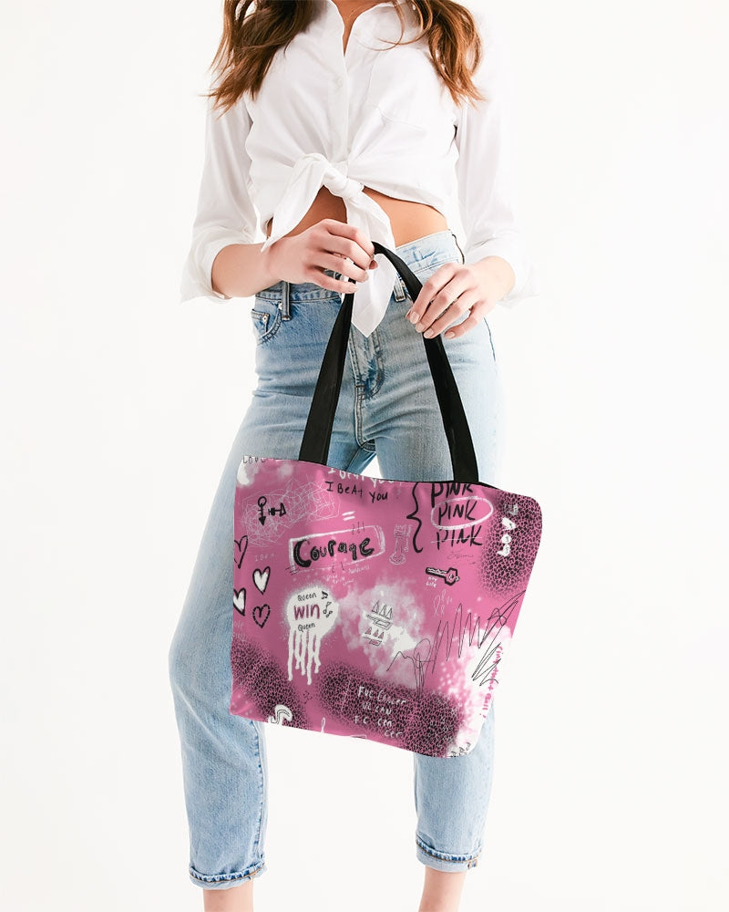Survivor Pink Collection Canvas Zip Tote