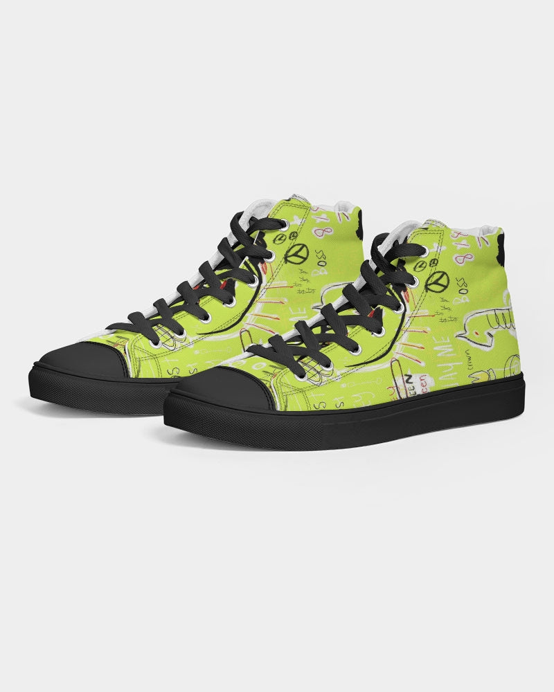 Neo 1.83 Trap Collection Women's Hightop Canvas Shoe - Black
