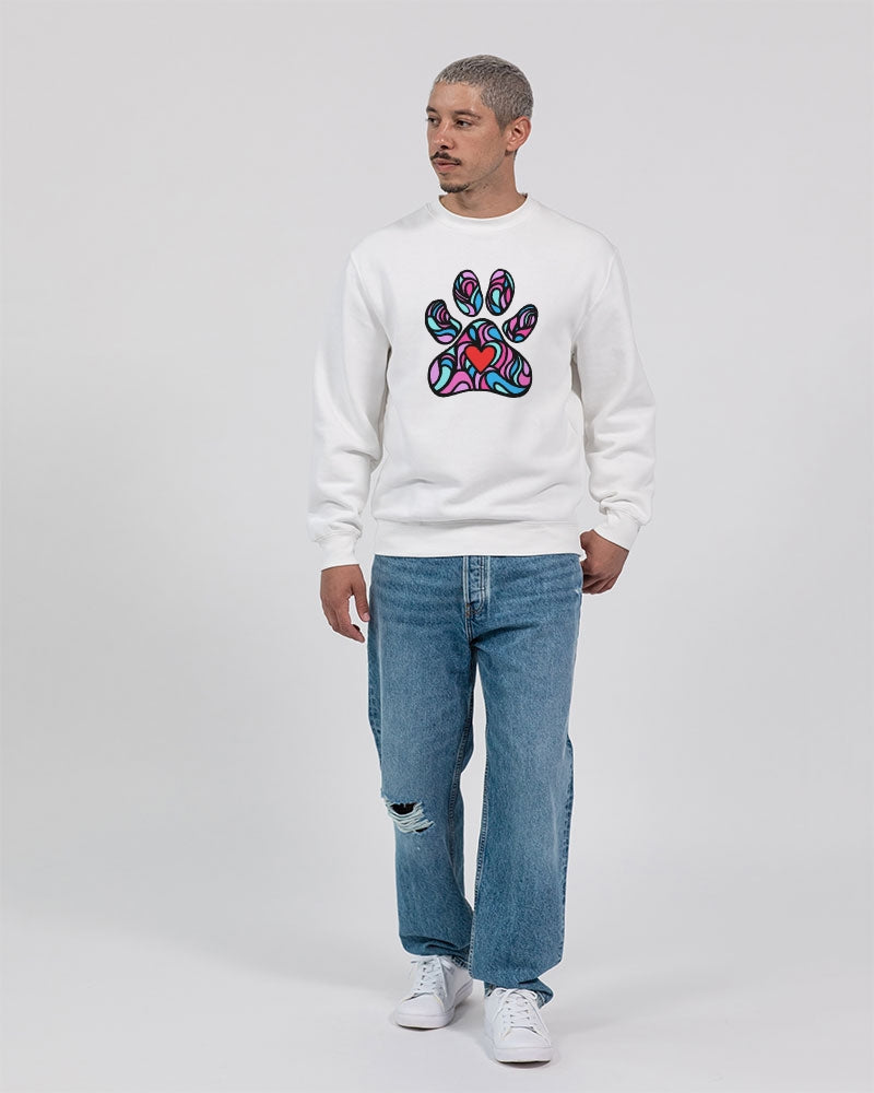 Stay Pawsitive Collection Unisex Premium Crewneck Sweatshirt | Lane Seven