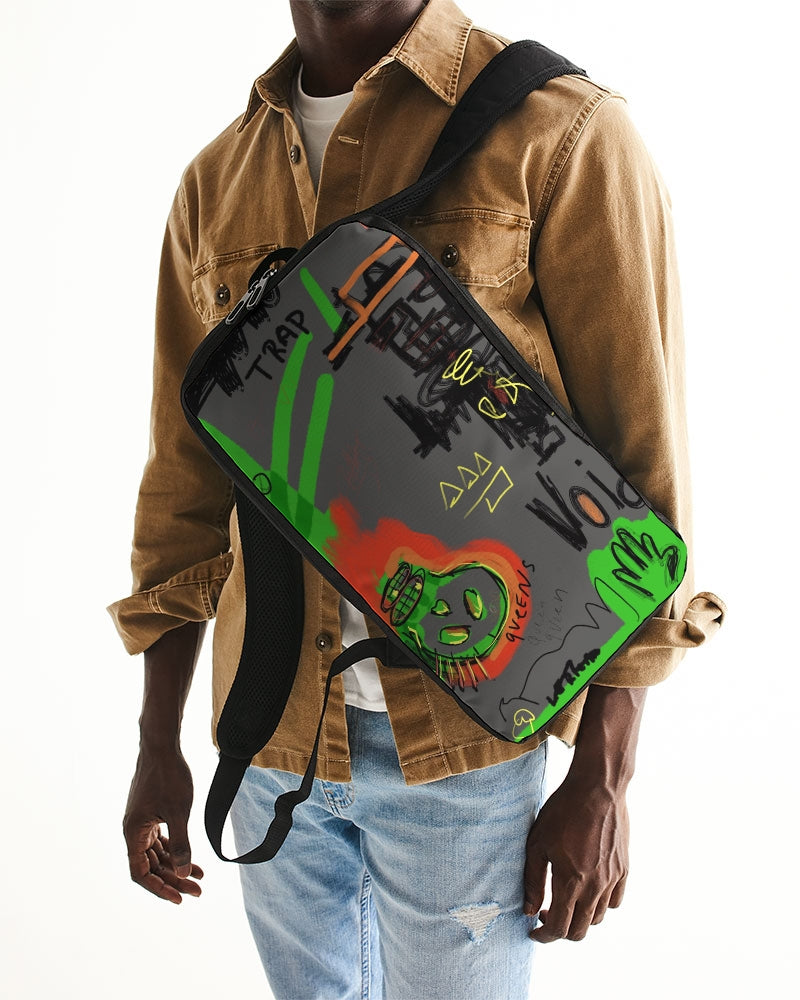 Trap Queen Grey Slim Tech Backpack