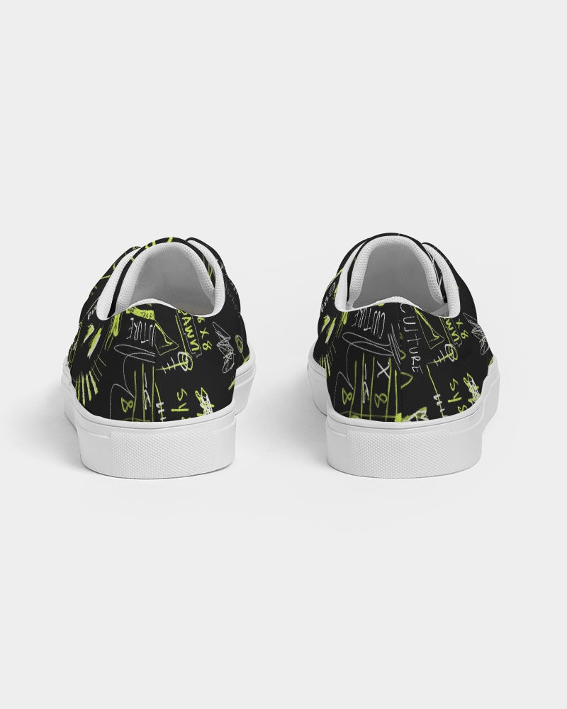 Neo 1.83 Black Trap Collection Women's Lace Up Canvas Shoe