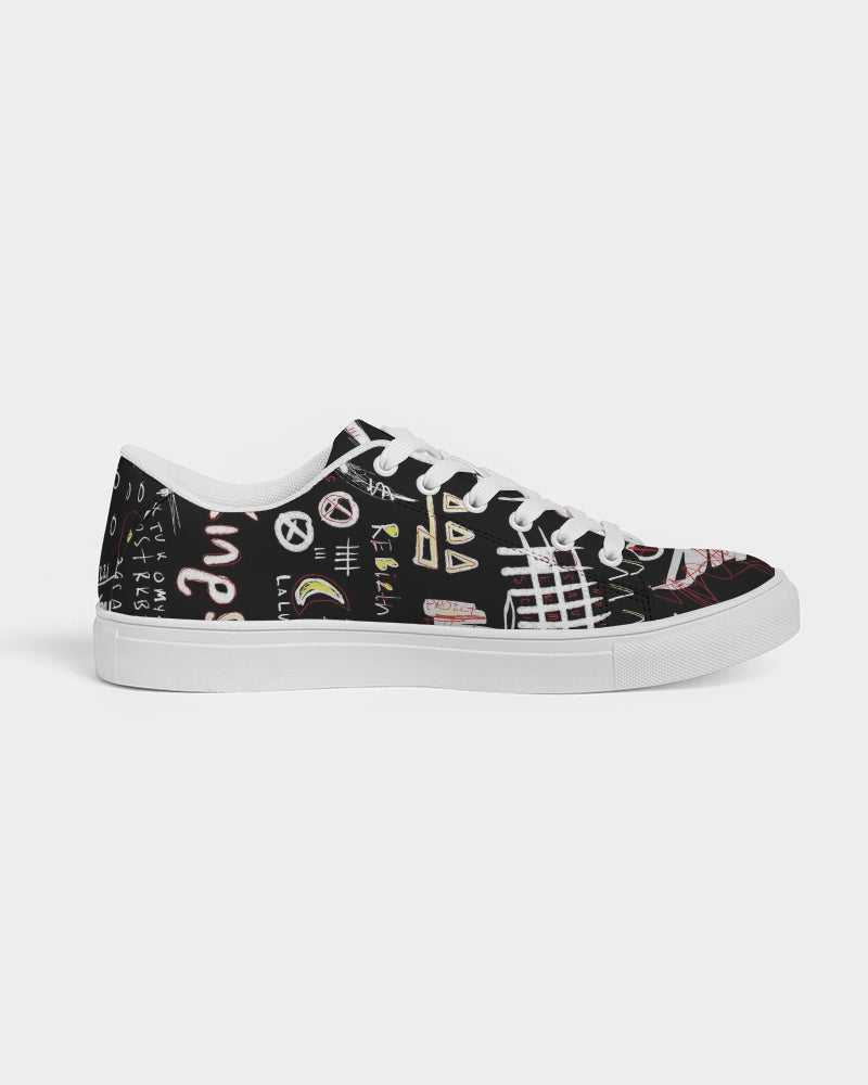 Louie Wri X Collection Men's Faux-Leather Sneaker