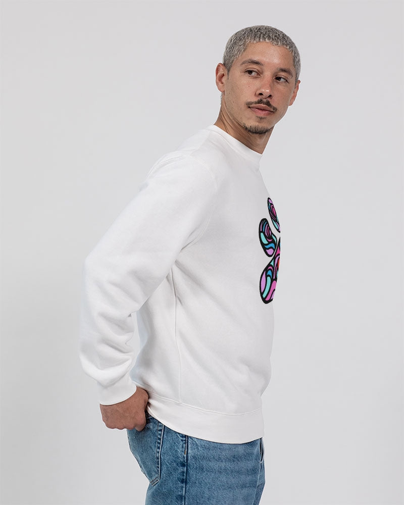 Stay Pawsitive Collection Unisex Premium Crewneck Sweatshirt | Lane Seven