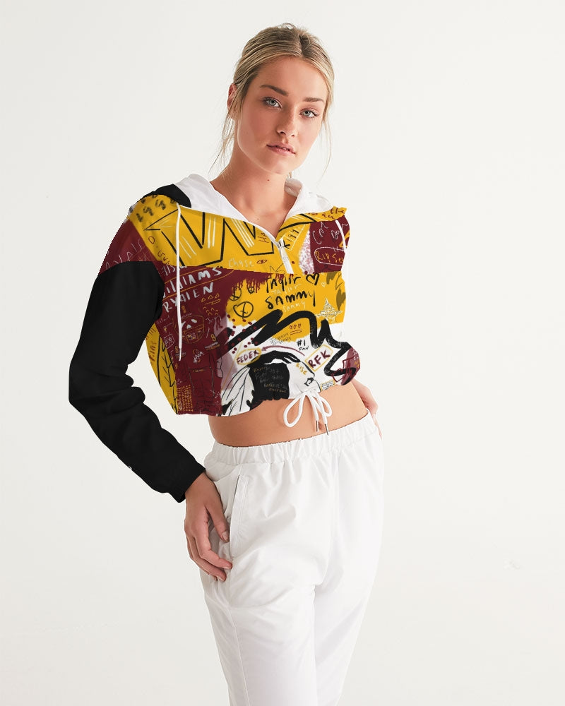 Louie Wri The Rivals Women's Cropped Windbreaker