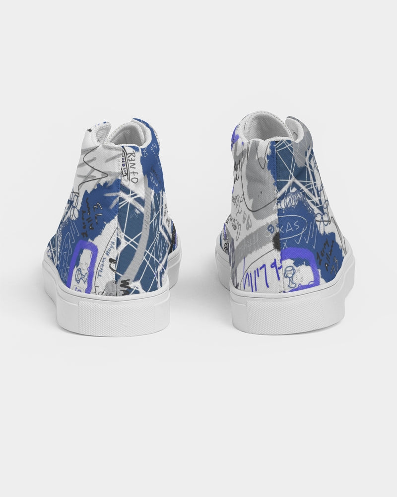 Louie Wri The Rivals Collection Men's Hightop Canvas Shoe