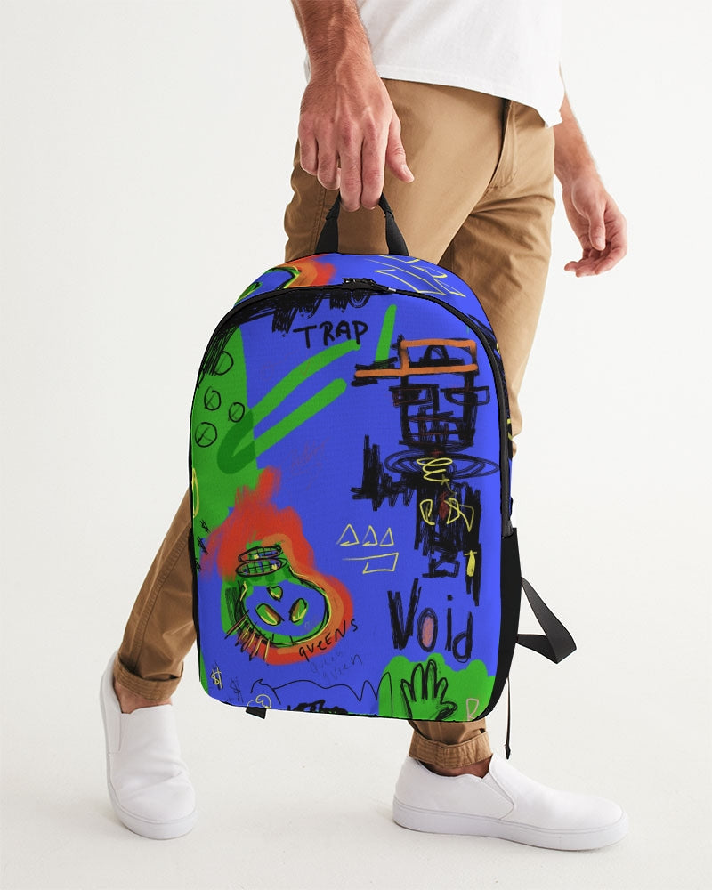 Louie Trap Bleu Large Backpack