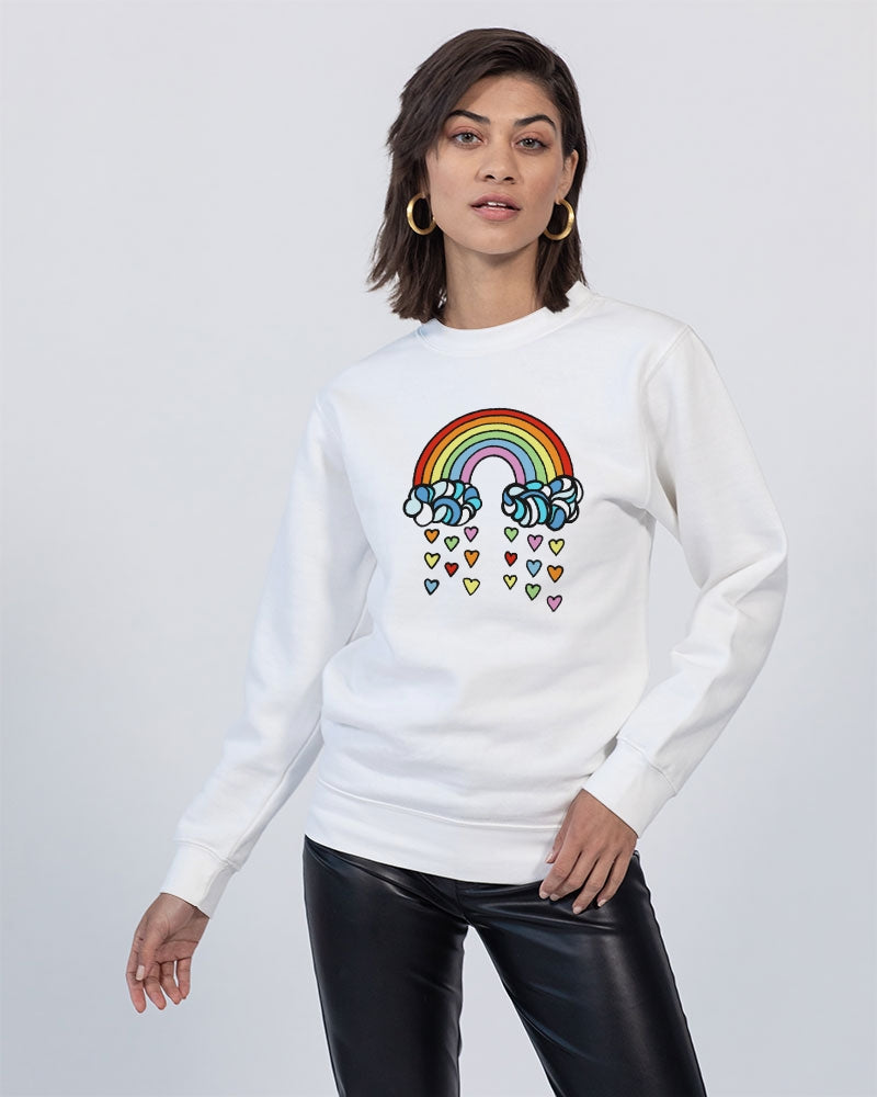 Heart Drops Collection Unisex Premium Crewneck Sweatshirt