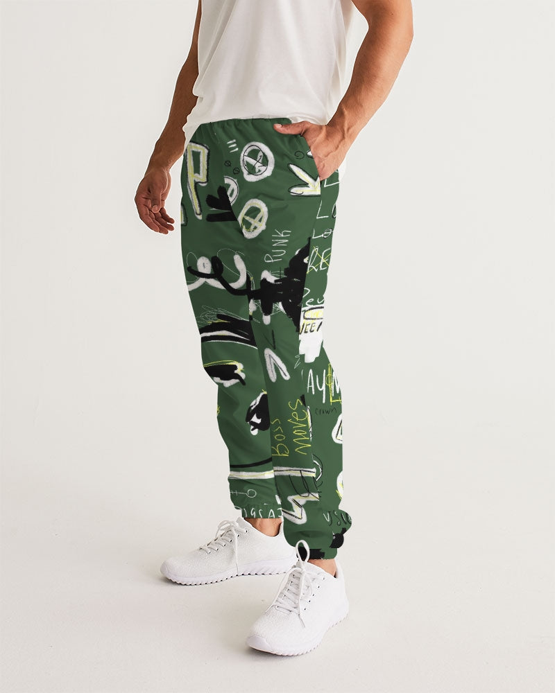 Louie Wri Trap Collection - Green Men's Track Pants