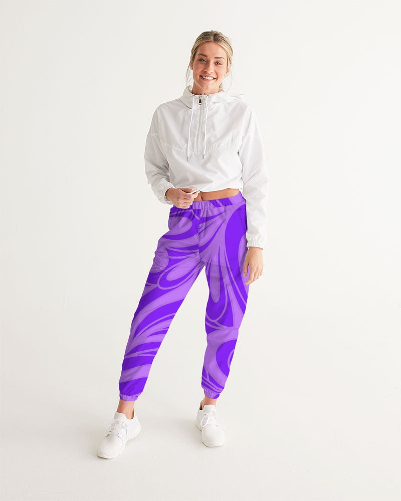 Louie Wri Purple Groove Women's Track Pants