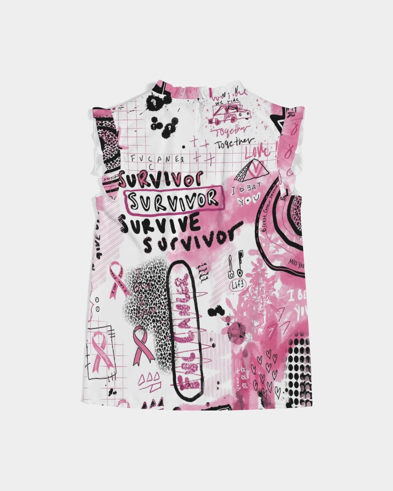 Survivor Collection Women's Ruffle Sleeve Top