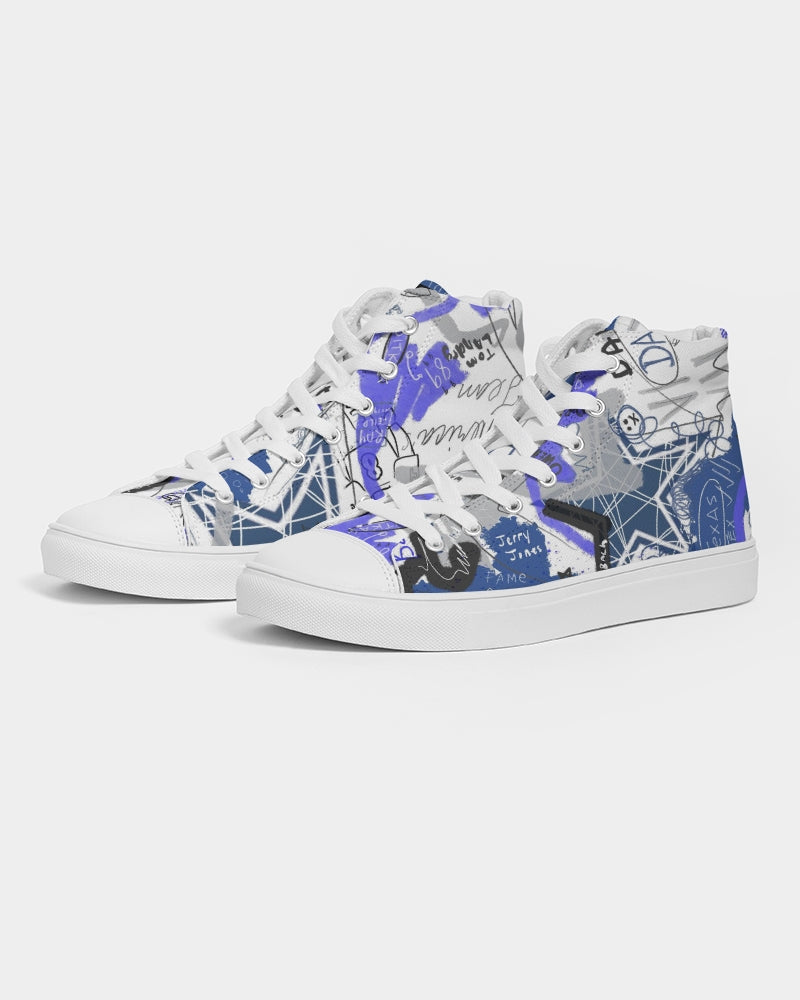 Louie Wri The Rivals Collection Men's Hightop Canvas Shoe