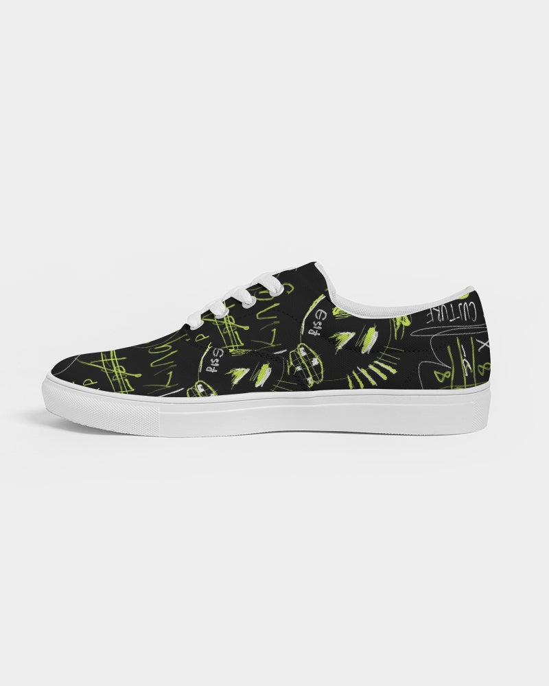 Neo 1.83 Black Trap Collection Women's Lace Up Canvas Shoe
