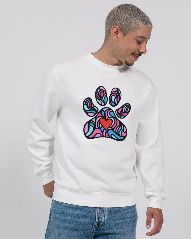 Stay Pawsitive Collection Unisex Premium Crewneck Sweatshirt | Lane Seven