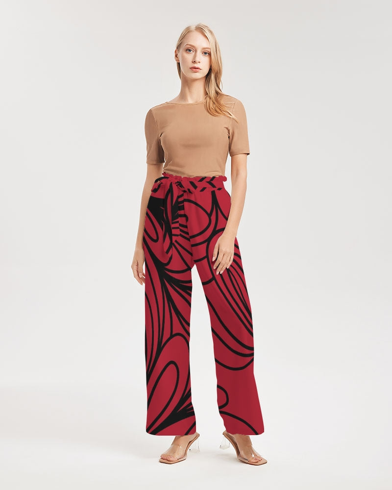 Love Red Collection Women's High-Rise Wide Leg Pants