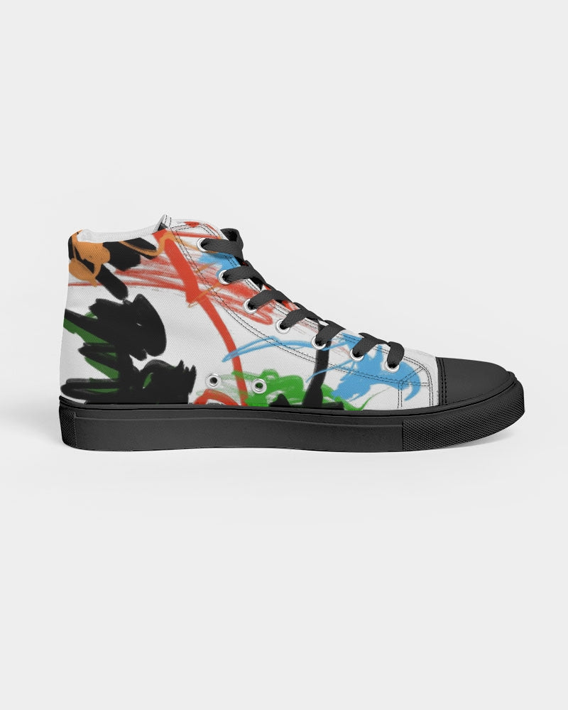 Luna Solei Collection Women's Hightop Canvas Shoe - Black