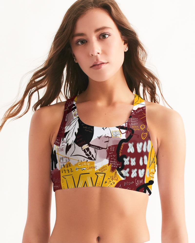 Louie Wri The Rivals Collection Women's Seamless Sports Bra