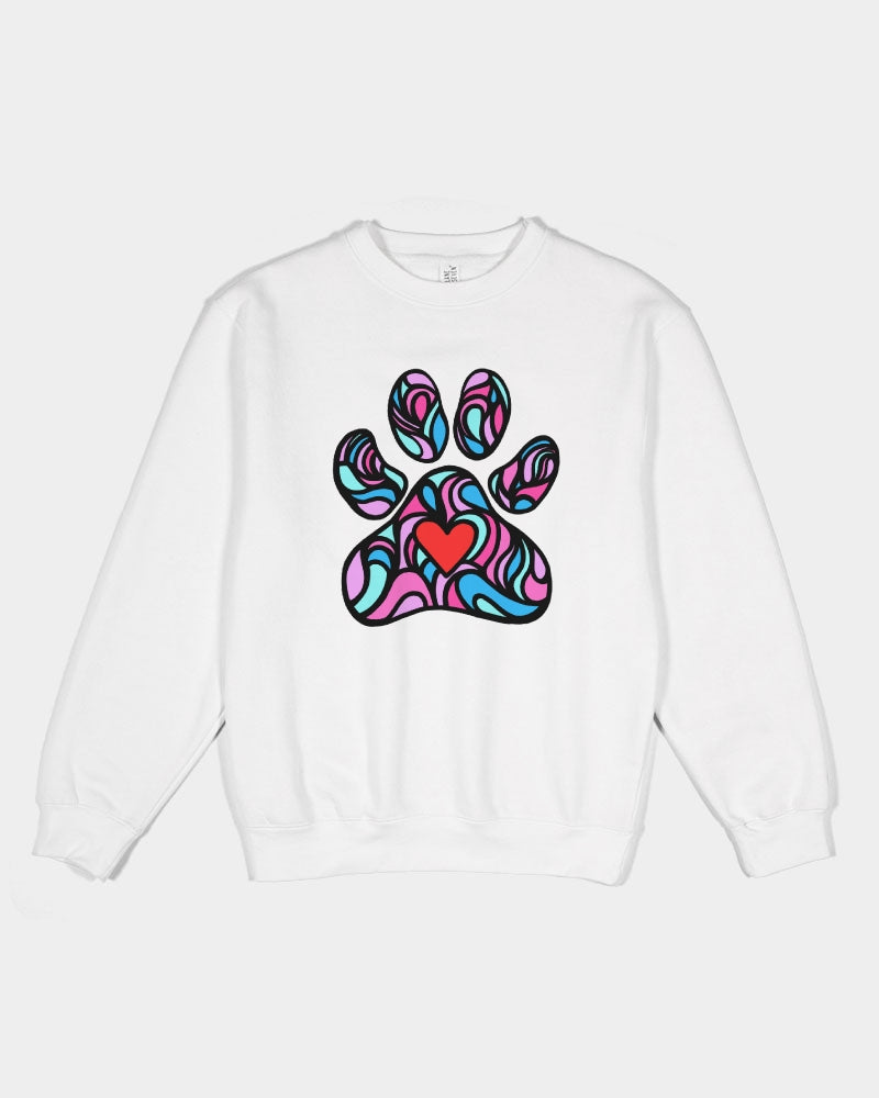 Stay Pawsitive Collection Unisex Premium Crewneck Sweatshirt | Lane Seven