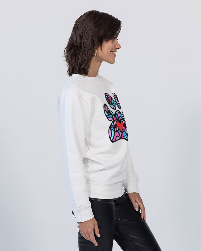 Stay Pawsitive Collection Unisex Premium Crewneck Sweatshirt | Lane Seven