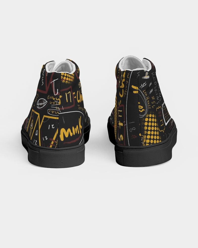 Battle of the Beltways Women's Hightop Canvas Shoe - Black