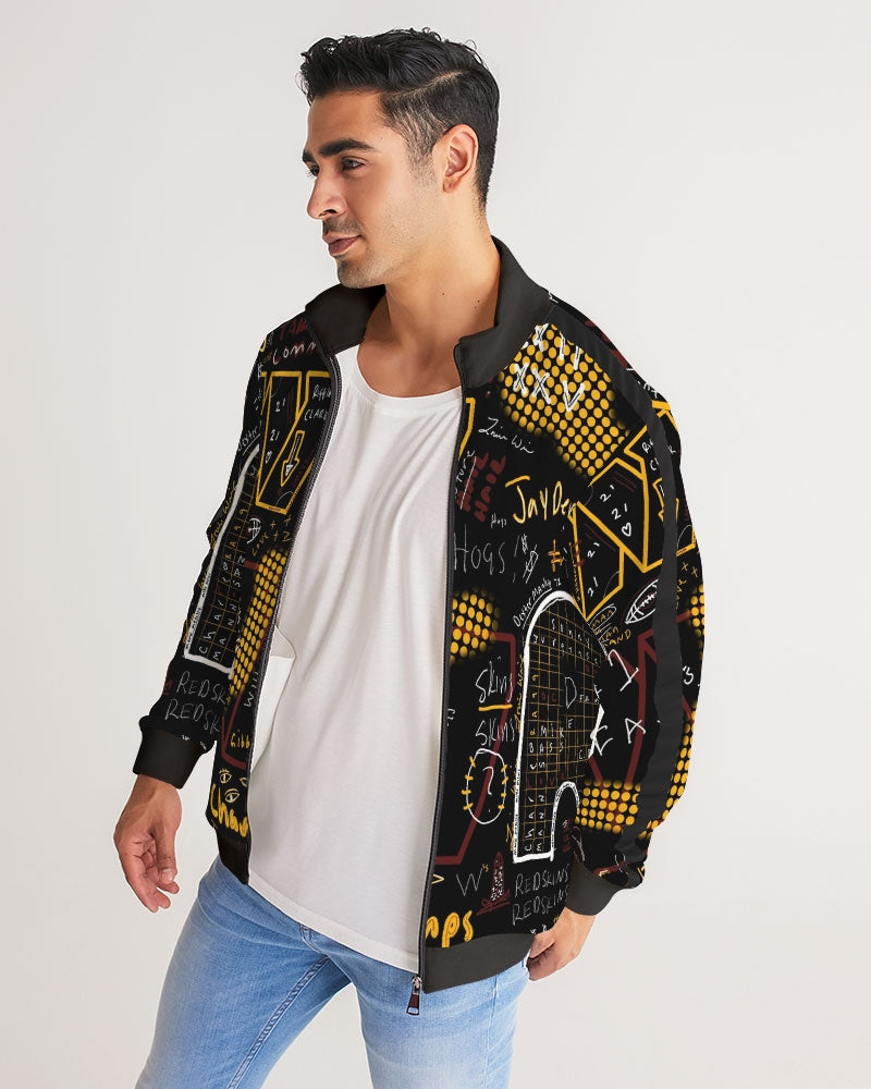 Battle of the Beltways Men's All-Over Print Stripe Sleeve Track Jacket
