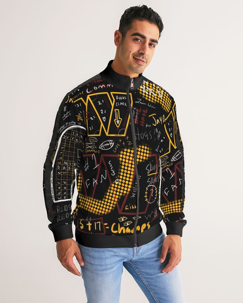 Battle of the Beltways Men's All-Over Print Stripe Sleeve Track Jacket