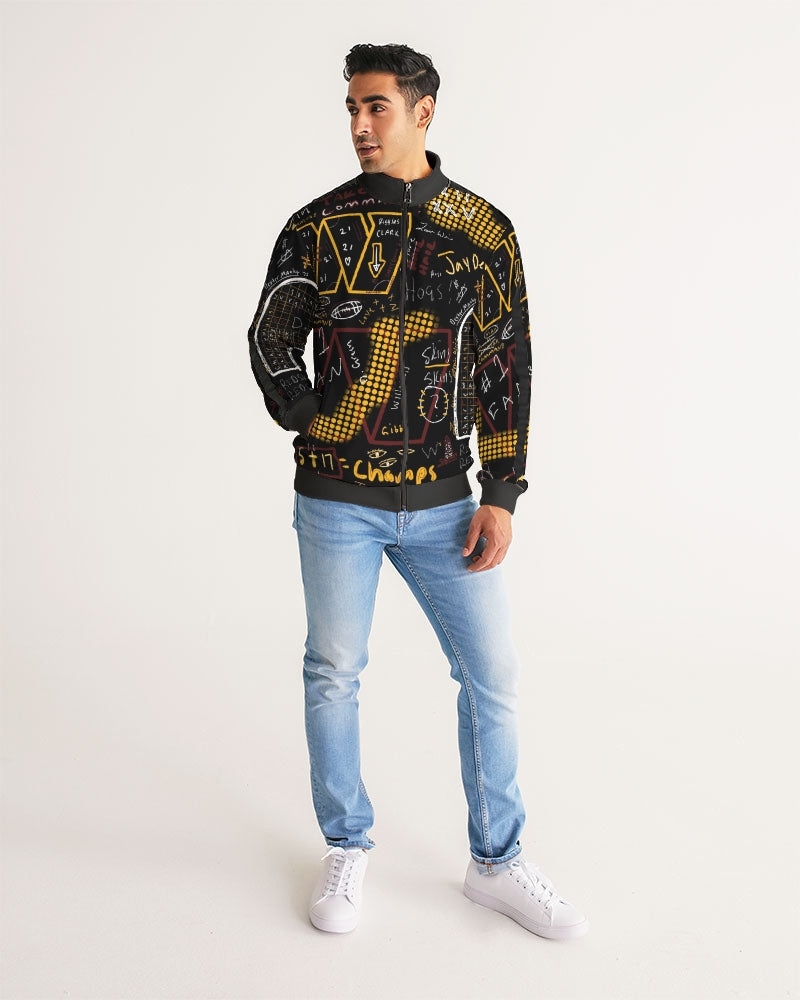 Battle of the Beltways Men's All-Over Print Stripe Sleeve Track Jacket